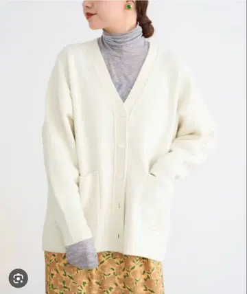 IENA 이에나 AQUA 아쿠아 V넥 가디건