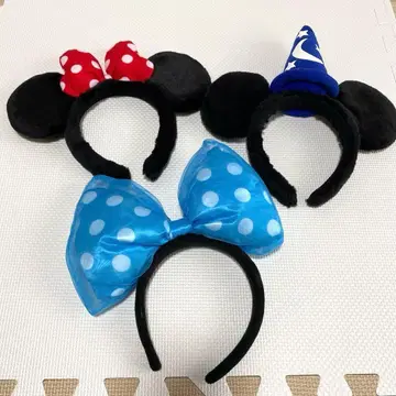 디즈니 머리띠 미키 미니 3종 세트