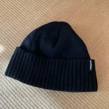 patagonia 블랙 니트 모자
