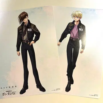 건담 W 비주얼 보드 트로와&카틀