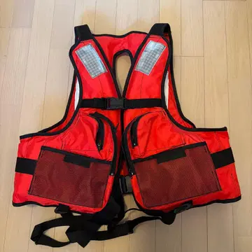 벚꽃 마크 부착 구명조끼 오션 BW-2003형 소형 선박용 구명조끼