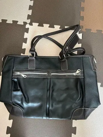 가죽 비즈니스 백 블랙