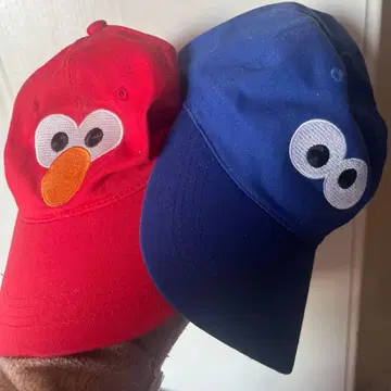 엘모 쿠키 몬스터 캡 세트