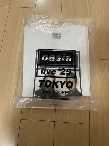 oasis live '25 화이트 티셔츠 XL
