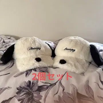 유니버셜 [ USJ ] 스누피 캡 모자 2개 세트 귀 포함