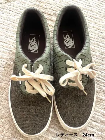 VANS 그레이/올리브 스니커즈