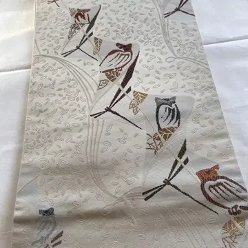 나고야 오비 올빼미 미미즈쿠 육통 패턴