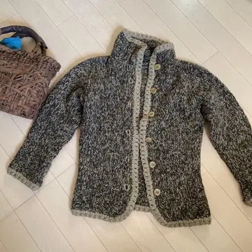 미나 페르호넨 니트 가디건 베이지