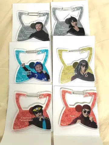 뮤지컬 닌타마 란타로 트레이딩 아크릴 카라비너 A B 세트