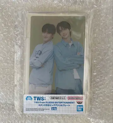 TWS 스탠드 포함 빅 아크릴 플레이트 신유 도훈 지훈 경민