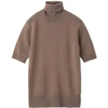 미라 오웬 앙상블 터틀 니트탑 카멜