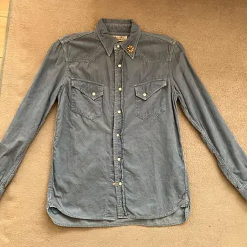 remi relief 코듀로이 웨스턴 셔츠