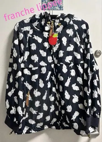 미사용 새상품 프랑슈리페 복슬복슬 안감 블루종 코로코로 토끼 3L