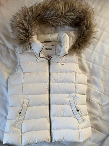 HILFIGER DENIM 후드 부착 다운 베스트 L 사이즈