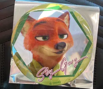 레어 주토피아 캔뱃지 닉 100mm 빅 사이즈 스탠드 포함