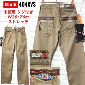 [ 미사용 택 포함 ] EDWIN XV 웨스턴 스트레치 워크 팬츠