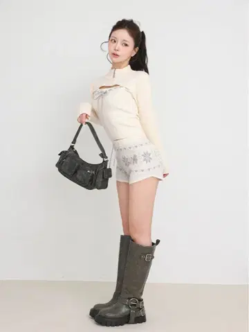 Darich 노르딕 니트 숏팬츠