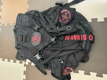 로고 블랙 백팩