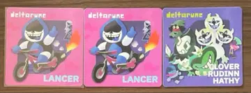 Deltarune 게이머 구이 코스터 3개