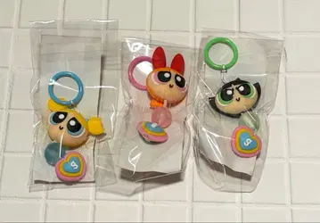 컬러그램 파워퍼프걸스 틴트 키링 표식 액세서리 3종 세트