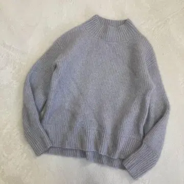 내추럴 뷰티 베이직 폭스 혼방 니트 풀오버