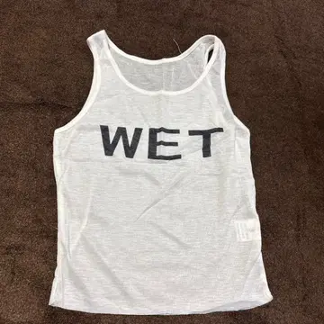 화이트 탱크탑 WET