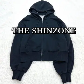 THE SHINZONE 케이프린 후드티 집업 후드티 블랙