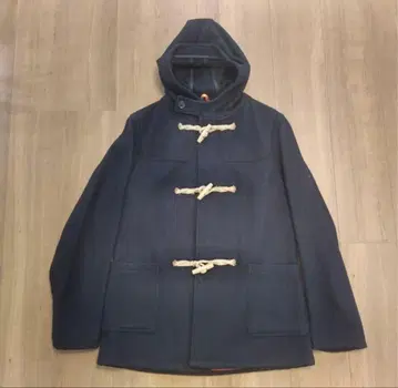 BEAMS 네이비 더플 코트 L