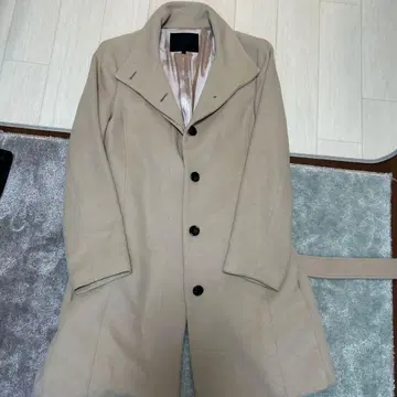 UNTITLED 베이지 체스터 코트 44