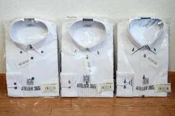 [새상품] 아틀리에365 비즈니스 셔츠 긴팔 3장 세트 M (슬림)