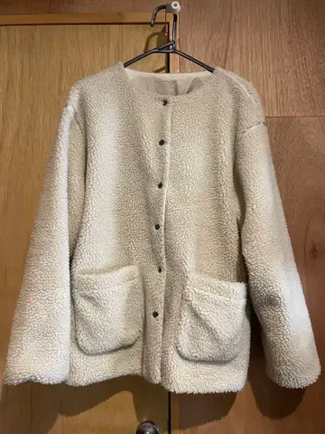 COEN 리버서블 보아 노카라 블루종