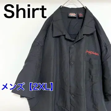 YBC52 [ 미국 수입 ] 반팔 셔츠 [ 남성용 2XL ] 블랙 컬러