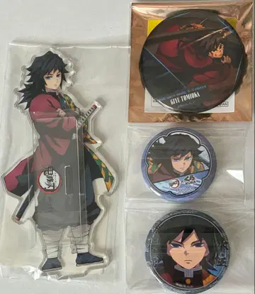 귀멸의 칼날 토미오카 기유 아크릴 스탠드 캔뱃지 묶음 판매