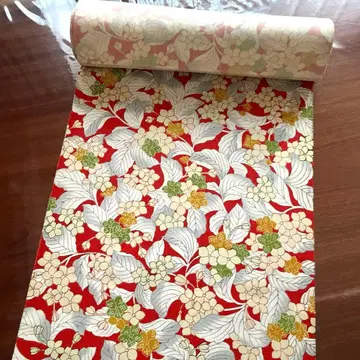 대동방 꽃무늬 기모노 코몬 옷감