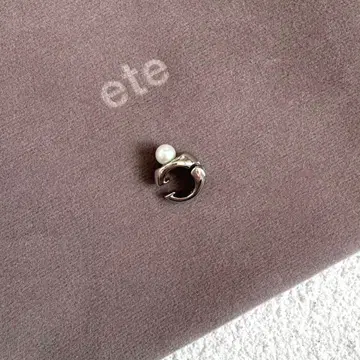 ete 에테 펄 피크 커프 이어커프 허그커프 귀찌 실버