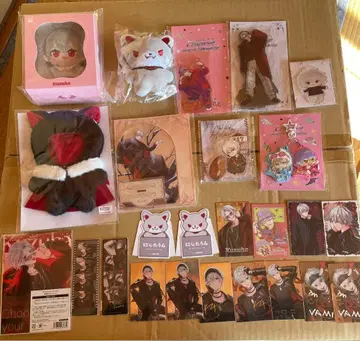 쿠즈하 니지산지 아크릴 스탠드 봉제 인형 카드 묶음 판매