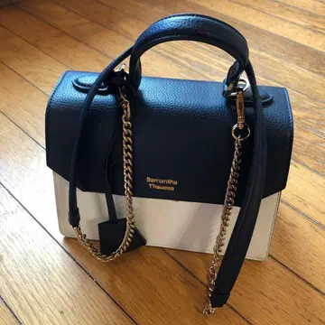 사만사 타바사 숄더백 네이비/화이트