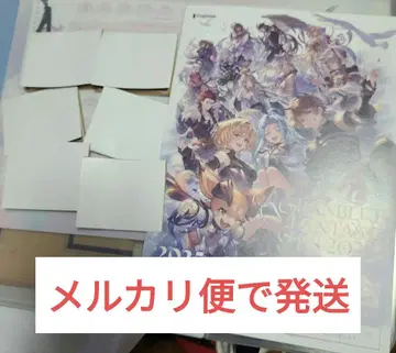 그랑블루 판타지 페스티벌 2025 입장 혜택 팜플렛 리얼 가챠 6장 세트