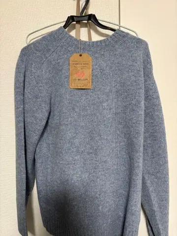 [ 에디피스 ] 울 100% 블루 스웨터 M