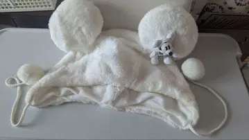 디즈니 미키 팬캡 라메 프리 사이즈