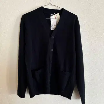 UNIQLO 프리미엄 램스울 가디건 네이비 컬러 사이즈 S