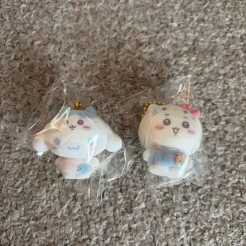 치이카와 x 산리오 시크릿 플로키 마스코트 참 하치와레 치이카와