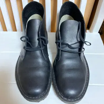 클라스 블랙 가죽 처카 부츠