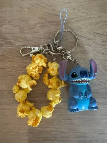 스티치 팝콘 키링