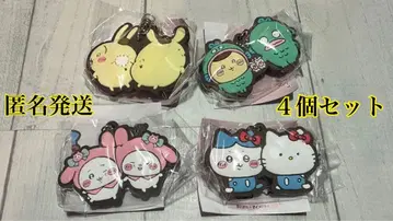 치이카와 x 산리오 캐릭터즈 러버 마스코트 4개 세트