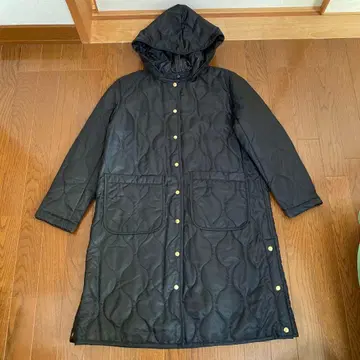 어스 뮤직&에콜로지 퀼팅 코트 블랙 M