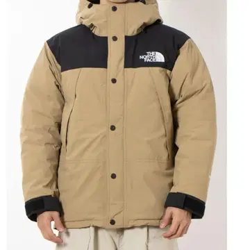 THE NORTH FACE 다운 자켓 베이지/블랙