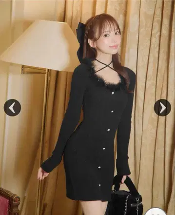 미셸 마카롱 니트 원피스