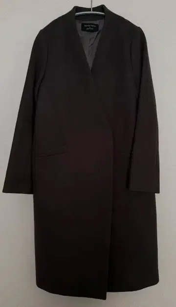 UNITED TOKYO 다크 그레이 롱 코트 사이즈 2