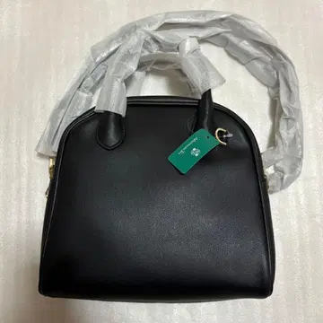 새상품 Afternoon Tea 커스텀 참 보스턴형 숄더백 블랙